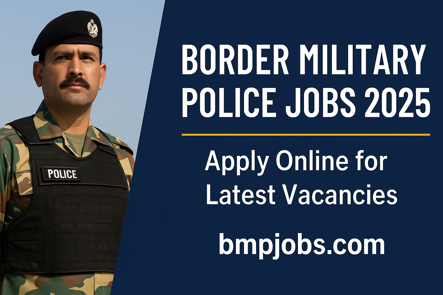Border Military Police Jobs 2025 – Apply Online for Latest Vacancies