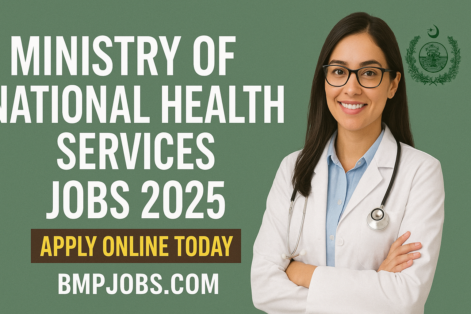 Ministry of National Health Services Jobs 2025 - Apply Online